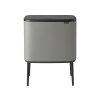 Kosz TOUCH BIN BO 36L Mineral Concrete Grey